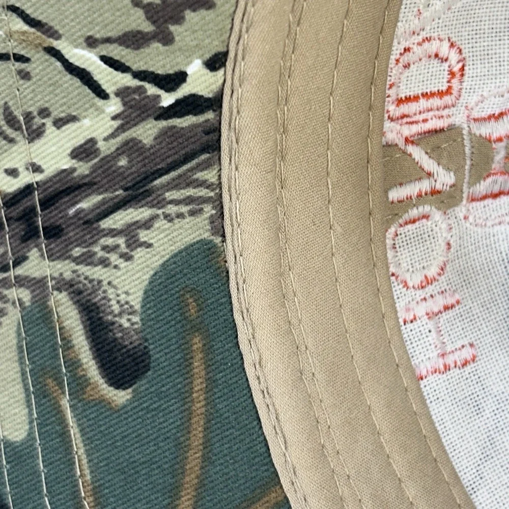 Honda Floyd Traylor Camo Hat Cap OTTO Orange Embroidered Strapback